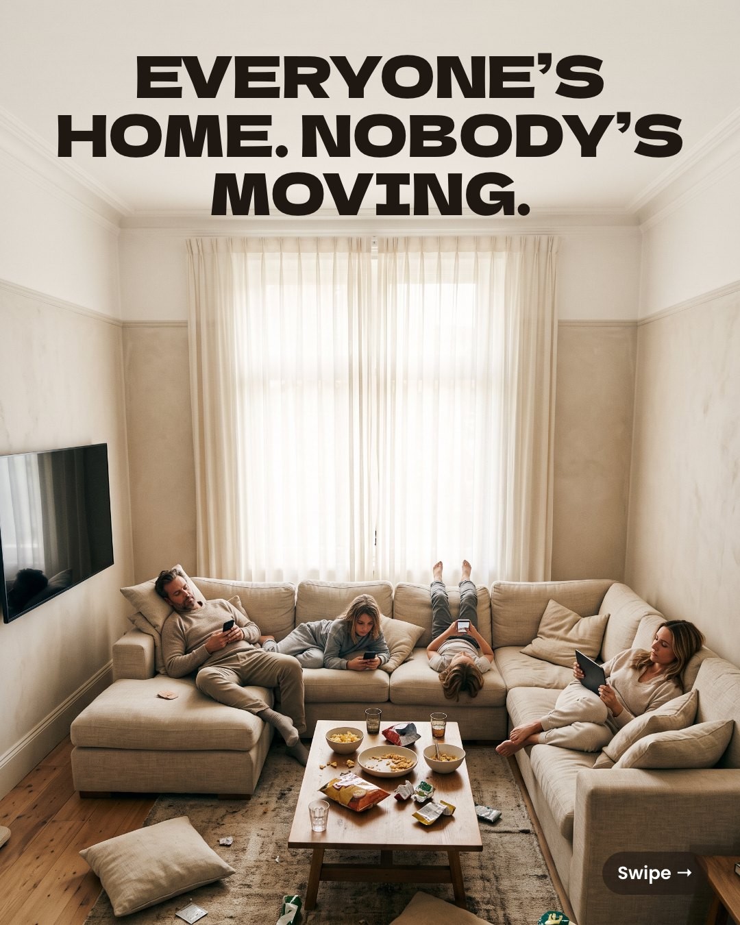 Everyone’s home. Nobody’s moving.