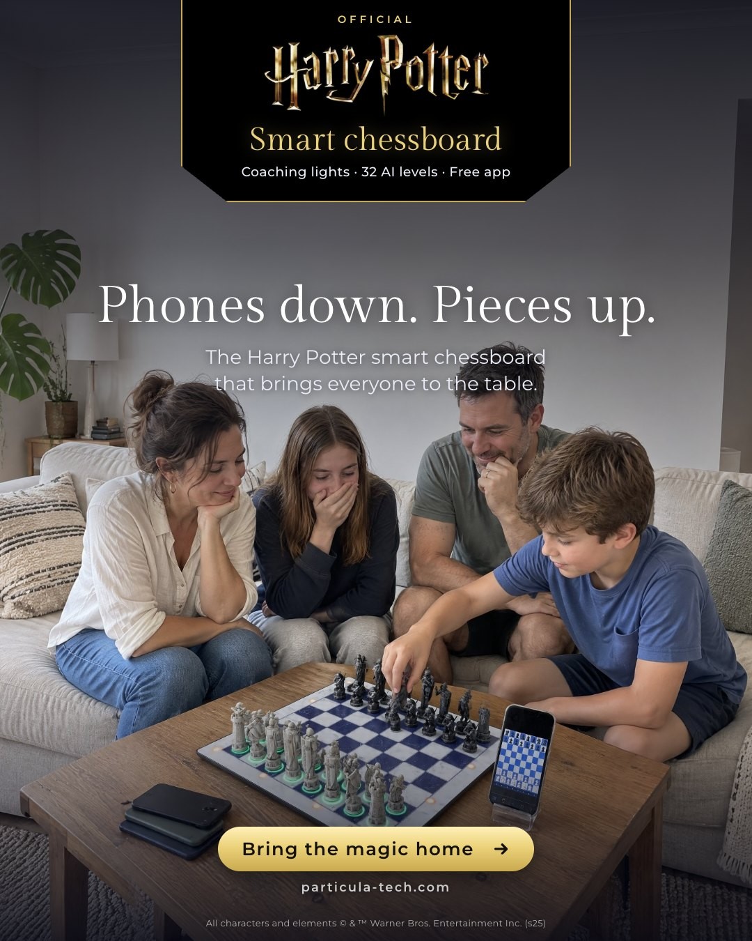 Family night, heads up from phones