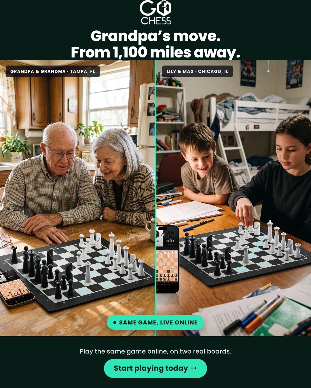 Grandpa’s move. From 1,100 miles away.