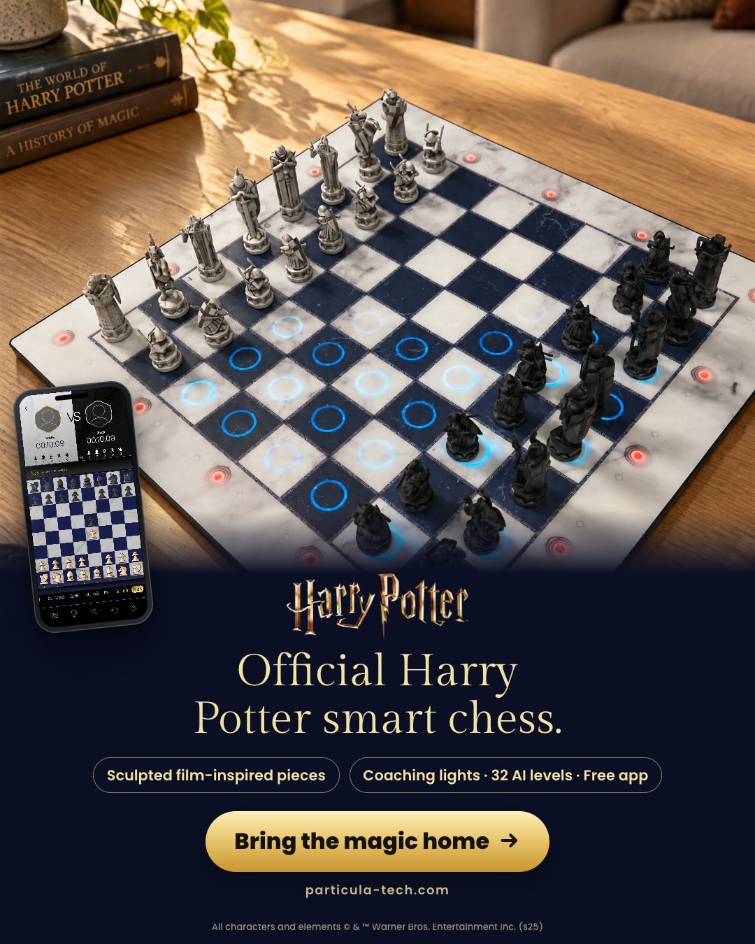 Official Harry Potter smart chess.
